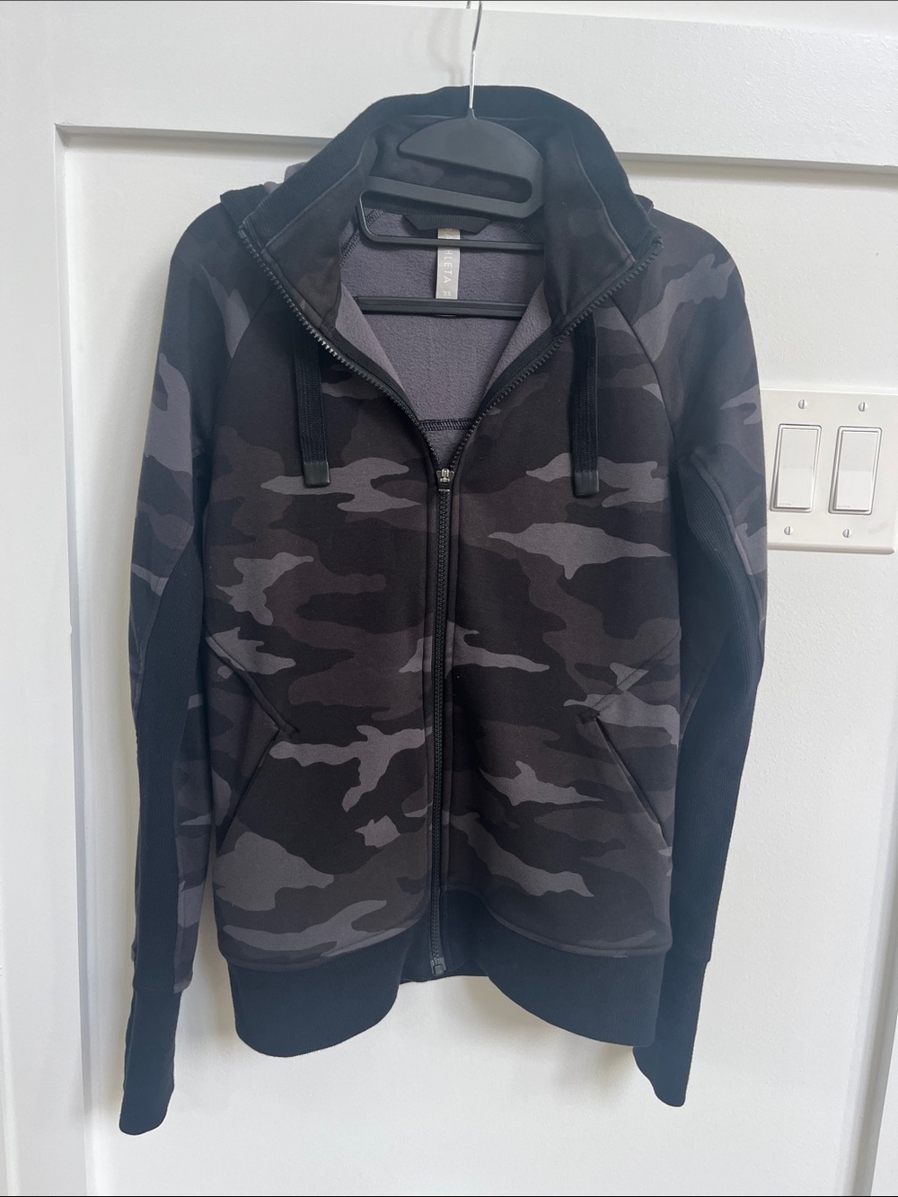 Athleta zip up camo jacket